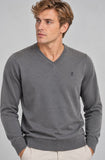 MAGLIONE UOMO COVERI SCOLLO V BASICO LOGO VISCOSA ART. TR1721