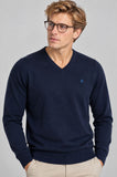 MAGLIONE UOMO COVERI SCOLLO V BASICO LOGO VISCOSA ART. TR1721