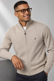 MAGLIONE UOMO COVERI FULL ZIP LOGO VISCOSA ART. TR1723