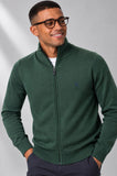 MAGLIONE UOMO COVERI FULL ZIP LOGO VISCOSA ART. TR1723