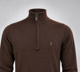 MAGLIONE UOMO COVERI LUPETTO MEZZA ZIP VISCOSA LOGO ART. TR1722