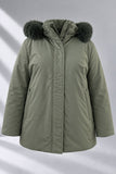 GIACCONE DONNA OVER TALENTI CAPPUCCIO ZIP BOTTONI ART.TB423
