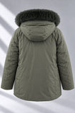 GIACCONE DONNA OVER TALENTI CAPPUCCIO ZIP BOTTONI ART.TB423