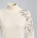 MAGLIINE DONNA GAIA B LUPETTO RICAMO VISCOSA ART. 304