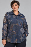 CAMICIA DONNA OVER ELISA CASTELLI FANTASIA ART.150018