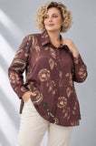 CAMICIA DONNA OVER ELISA CASTELLI FANTASIA ART.150018
