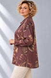 CAMICIA DONNA OVER ELISA CASTELLI FANTASIA ART.150018