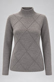 MAGLIONE DONNA GAIA B LUPETTO ROMBI VISCOSA ART. 810