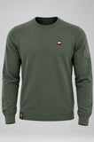 MAGLIONE UOMO SAI AMBROSINI GIROCOLLO LOGO COTONE LANA ART. ARI6ML011596U