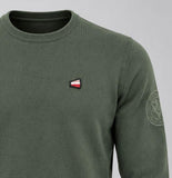MAGLIONE UOMO SAI AMBROSINI GIROCOLLO LOGO COTONE LANA ART. ARI6ML011596U
