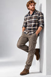 PANTALONE UOMO RIFLE TASCHE LATERALI COTONE ELASTICIZZATO ART.RF620