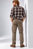 PANTALONE UOMO RIFLE TASCHE LATERALI COTONE ELASTICIZZATO ART.RF620