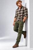 PANTALONE UOMO RIFLE TASCHE LATERALI COTONE ELASTICIZZATO ART.RF620