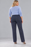 PANTALONI DONNA OVER ELISA CASTELLI GESSATI ART.18075