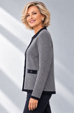 MAGLIONE DONNA ANNALISA BINETTI FULL ZIP FANTASIA ART. 2662