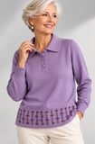 MAGLIONE DONNA ANNALISA BINETTI POLO MISTO LANA ART. 2659