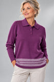 MAGLIONE DONNA ANNALISA BINETTI POLO MISTO LANA ART. 2652