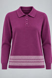 MAGLIONE DONNA ANNALISA BINETTI POLO MISTO LANA ART. 2652