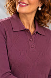 POLO BIEFFE LAVORATA MANICA LUNGA MISTO LANA ART 26661P