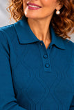 POLO BIEFFE LAVORATA MANICA LUNGA MISTO LANA ART 26661P