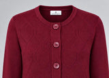MAGLIONE DONNA ANNALISA BINETTI COREANA BOTTONI ROMBI MISTO LANA ART. 2261