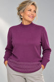 LUPETTO DONNA BIEFFE MISTO LANA  BORDO ART 2294