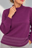LUPETTO DONNA BIEFFE MISTO LANA  BORDO ART 2294