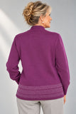 LUPETTO DONNA BIEFFE MISTO LANA  BORDO ART 2294
