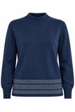 LUPETTO DONNA BIEFFE MISTO LANA  BORDO ART 2294