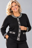 COREANA DONNA BIEFFE TAGLIE OVER MISTO LANA CON TASCHE E BORDI ART 2663 OVER