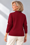 MAGLIONE DONNA ANNALISA BINETTI CARDIGAN FANTASIA LANA ART.2651