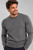 MAGLIONE UOMO BEVERLY HILLS POLO CLUB BASICO GIRO COLLO LOGO ART. M451033