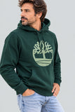 FELPA UOMO TIMBERLAND FELPATA STAMPA CAPPUCCIO TASCHE ART.TBC0YH9T