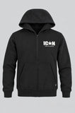 FELPA RAGAZZA LOSAN CAPPUCCIO FULL ZIP SPORTIVA ART.L26WG0506