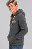 FELPA UOMO SAI AMBROSINI FULL ZIP CAPPUCCIO TASCHE FELPATA ART. ARI6FP011572U
