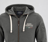 FELPA UOMO SAI AMBROSINI FULL ZIP CAPPUCCIO TASCHE FELPATA ART. ARI6FP011572U