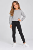 LEGGINS RAGAZZA LOSAN ELASTICIZZATI FELPATI ART.L26WG0902
