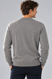 MAGLIONE UOMO NAVIGARE GIROCOLLO BASICO LOGO ART. NJ1601