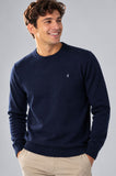 MAGLIONE UOMO NAVIGARE GIROCOLLO BASICO LOGO ART. NJ1601