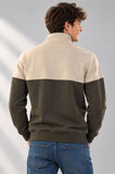 FELPA UOMO COVERI MEZZA ZIP FELPATA LOGO ART. FE5270
