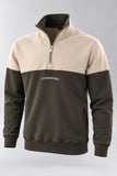 FELPA UOMO COVERI MEZZA ZIP FELPATA LOGO ART. FE5270