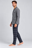 PIGIAMA UOMO RENATO BALESTRA GIACCA APERTA PANTALONE INTERLOK COTONE ART. RI62A