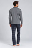 PIGIAMA UOMO RENATO BALESTRA GIACCA APERTA PANTALONE INTERLOK COTONE ART. RI62A