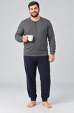 PIGIAMA UOMO RENATO BALESTRA TAGLIE OVER INTERLOK COTONE SERAFINO ART. RI78C