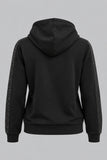 FELPA DONNA BARBARELLA TASCHE FULL ZIP CAPPUCCIO LUREX ART.1271G