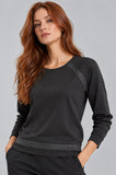 FELPA DONNA BARBARELLA GIROCOLLO LUREX POLSINI ART.1273M