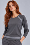 FELPA DONNA BARBARELLA GIROCOLLO LUREX POLSINI ART.1273M