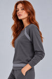 FELPA DONNA BARBARELLA GIROCOLLO LUREX POLSINI ART.1273M