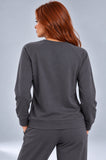 FELPA DONNA BARBARELLA GIROCOLLO LUREX POLSINI ART.1273M