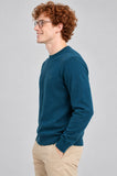 MAGLIONE UOMO BASILE GIROCOLLO BASICO LOGO LANA ART. BE0070